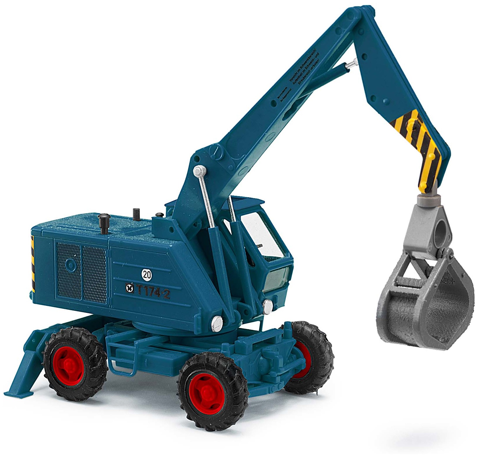 Excavateur bleu