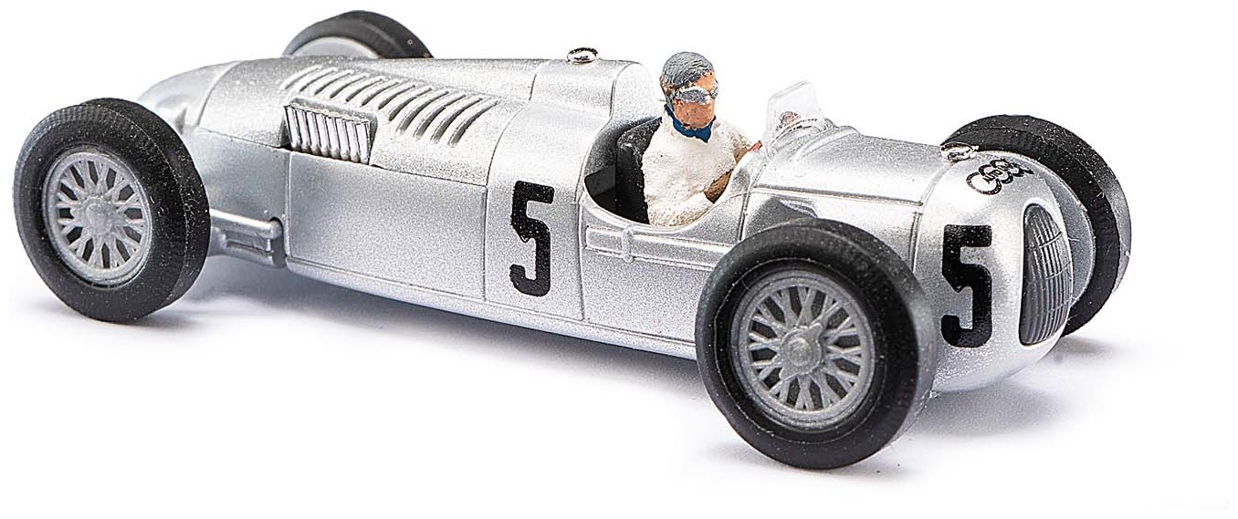 Voiture de cvourse N°5 .Auto Union type C‚ 1er prix 1937 Pilote Bernd Rosemeyer
