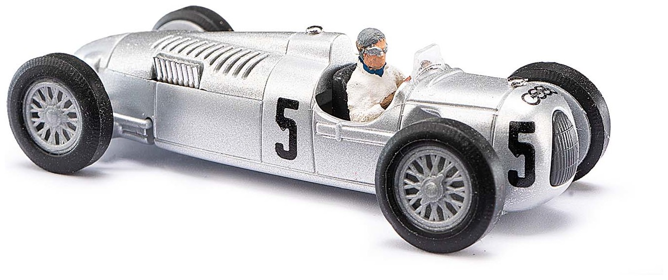 Voiture de cvourse N5 .Auto Union type C 1er prix 1937 Pilote Bernd Rosemeyer