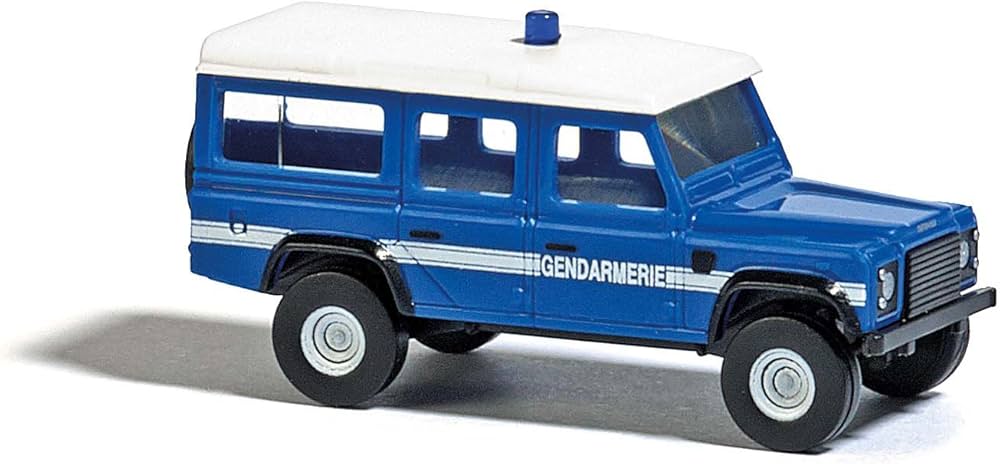 Land Rover livre bleue Gendarmerie