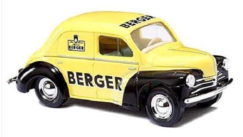 Renault 4CV livre jaune publicit  BERGER