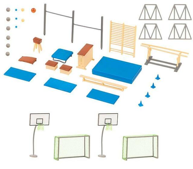 Amnagements de salle de sport 64 pices en 4 couleurs en kit