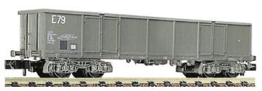 Wagon tombereau du type Eaos série E79‚ SNCF‚ livrée grise‚ ép. V‚ nouv. 2010