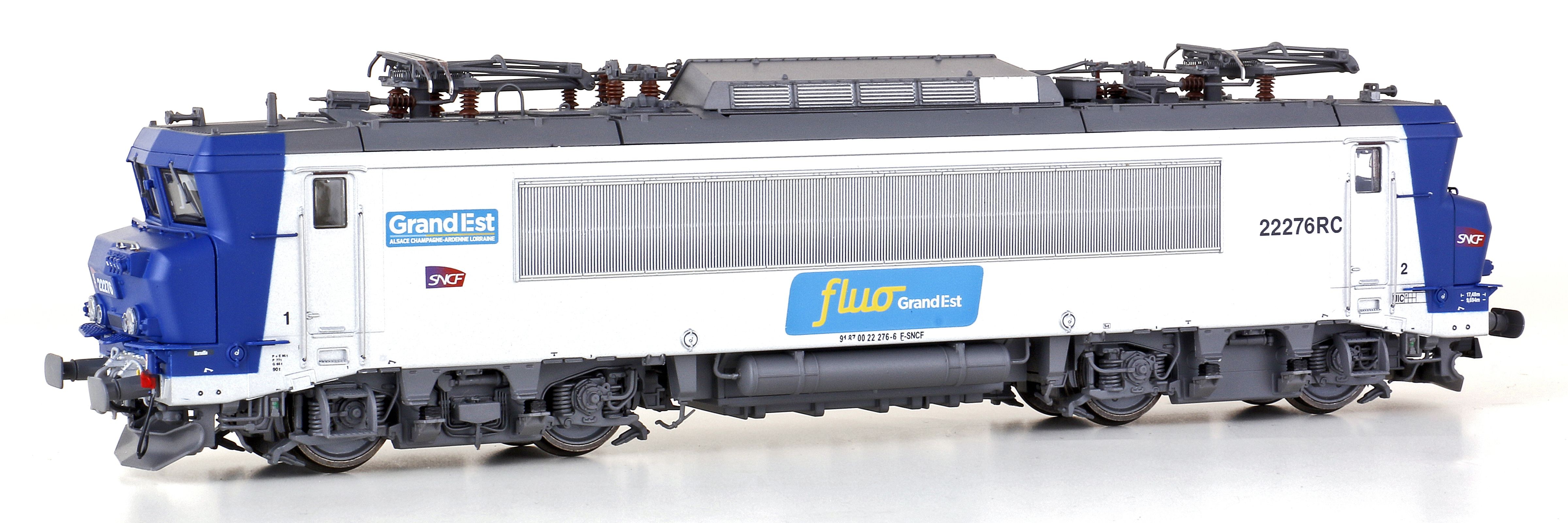 Locomotive lectrique BB 22276RC SNCF Fluo Grand Est interface digitale