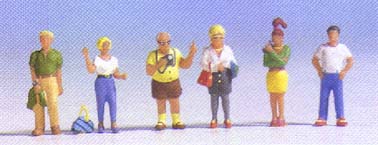 Diffrents passants coffret de 6 figurines