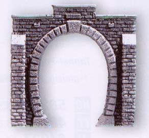 Entre de tunnel pour une voiesrie pierre de taille 6.5 x 6cm