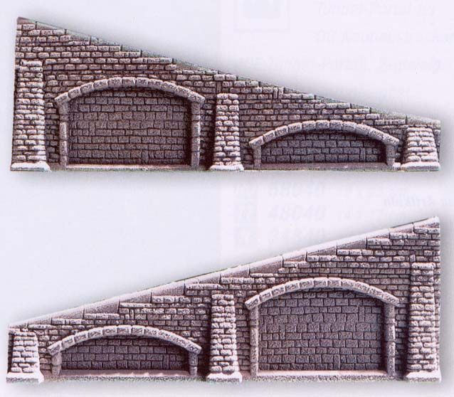 Murs avec arcades 1x croissant & 1 x dcroissant mousse de polyurthane25.5x3/9.5cm