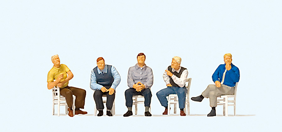 5 hommes en discussion assis sur une chaise chaises amovibles incluses
