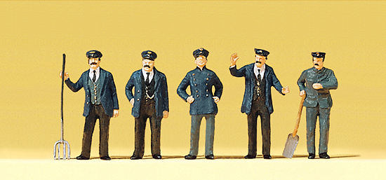 Personnel des chemins de fer de 1890-1925 (5 personnages)  nouveau disponible le ???