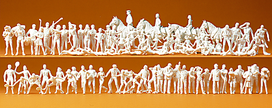 Sport et loisirs 80 figurines  peindre (nageurs golfeurs randonneurs tennis etc...)