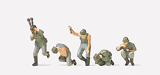 Equipe pour lance-grenades‚ 5 figurines à peindre
