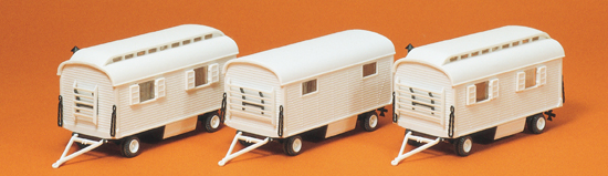 Kit de 3 caravanes de cirque sans dcoration en kit  nouveau disponible le ??