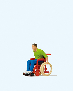 Monsieur en fauteuil roulant