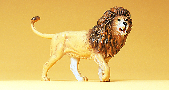 Lion mâle debout