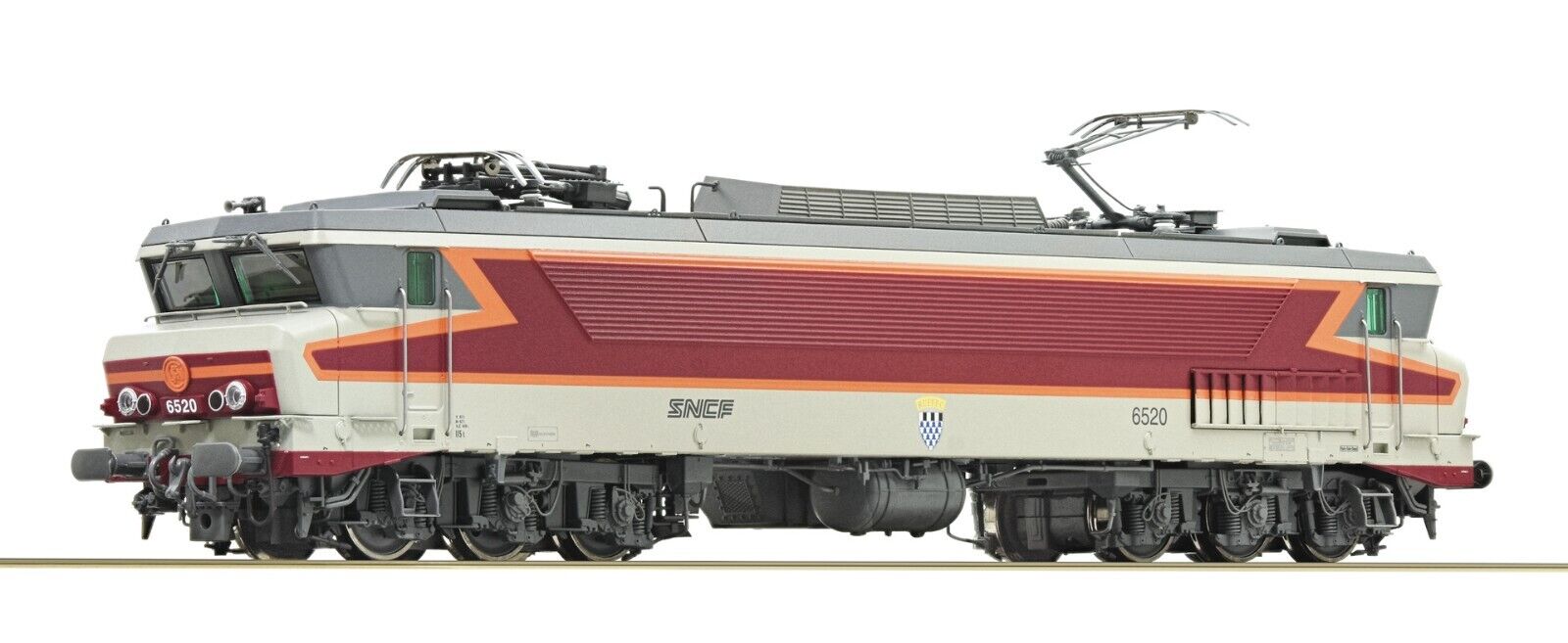 Locomotive électrique CC6520 livrée TEE‚ SNCF‚ép. IV‚ DC interface digitale PluX22