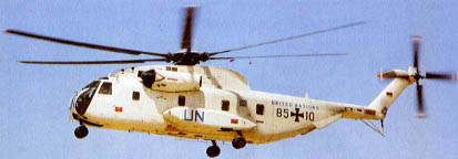 Hlicoptre type  Sikorsky CH-53  version ONU gamme Minitanks en kit