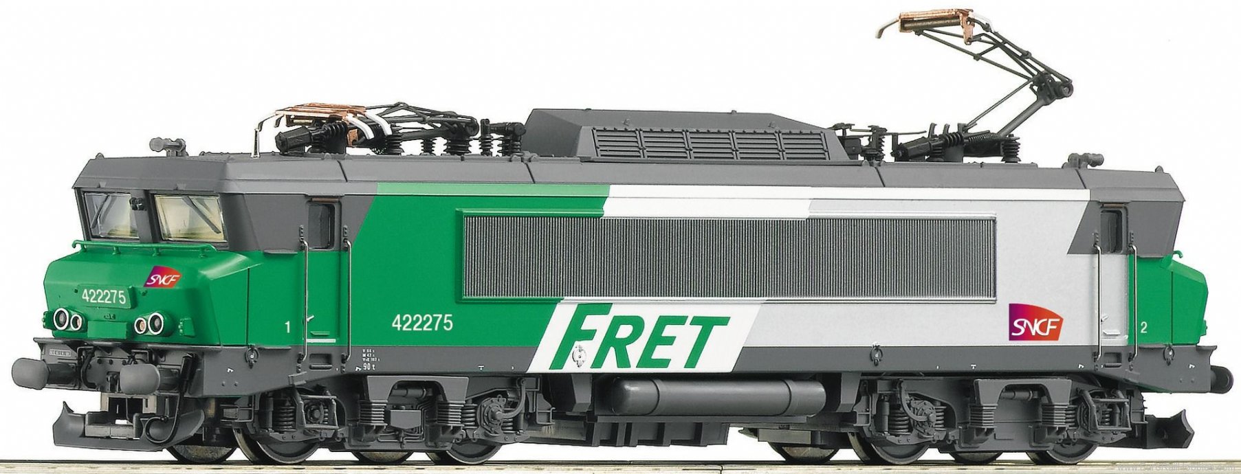 Locomotive électrique‚ BB 422275‚ SNCF‚ livrée frêt ‚ logo Carmillon‚ interface digitale