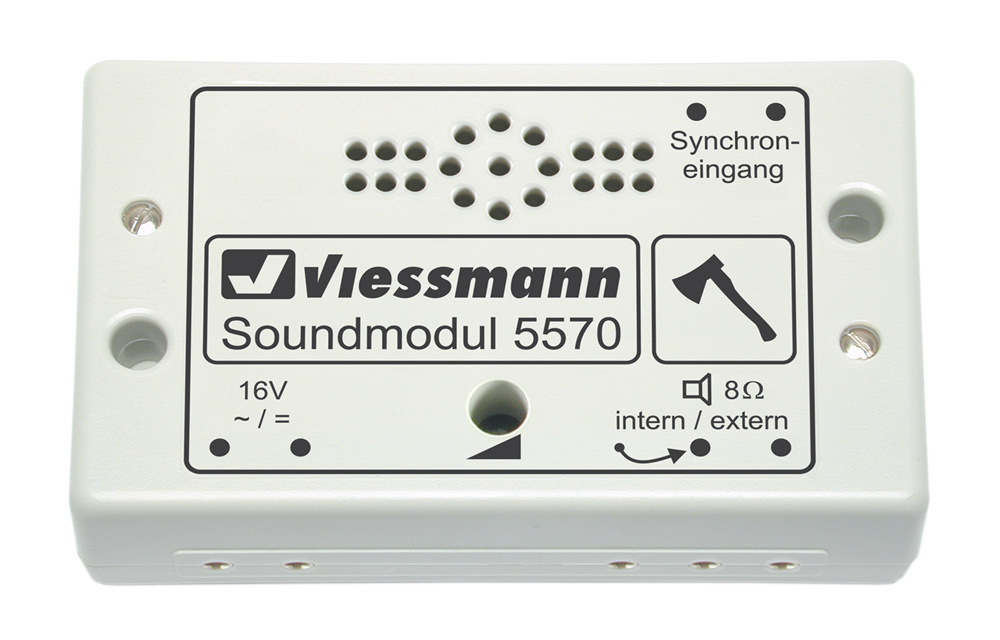 Module sonore  Trononneuse thermique  avec haut parleur et entre de synchronisation pour fig. anime 1548